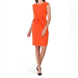 NWT Kasper Elegant Orange Dress New with Tags Size 10